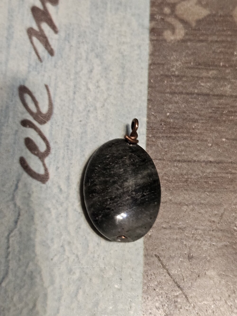 Gold Tone Stone Pendant